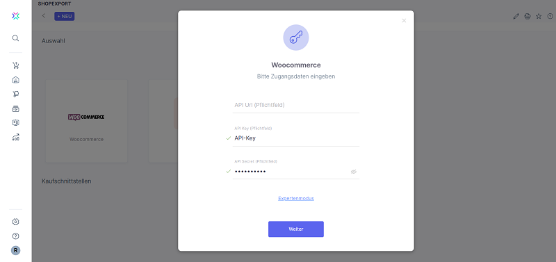 Xentral WooCommerce Pop-up
